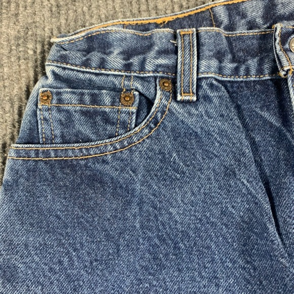 VTG Levis 550 Jeans Womens 10 Blue Denim Mis L Relaxed Fit Tapered Leg Mom 28x30 - Picture 4 of 12